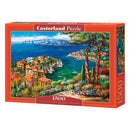 Castorland Pappuslespil - 1500 brikker - Cote D Azur - Fra 14 år. - Billede 1