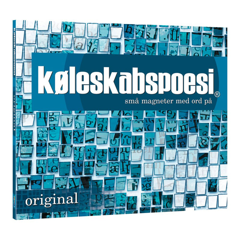 Køleskabspoesi: Original - 540 Magnetiske Ord - Fra 6 år - Kylskåpspoesi. - Billede 1