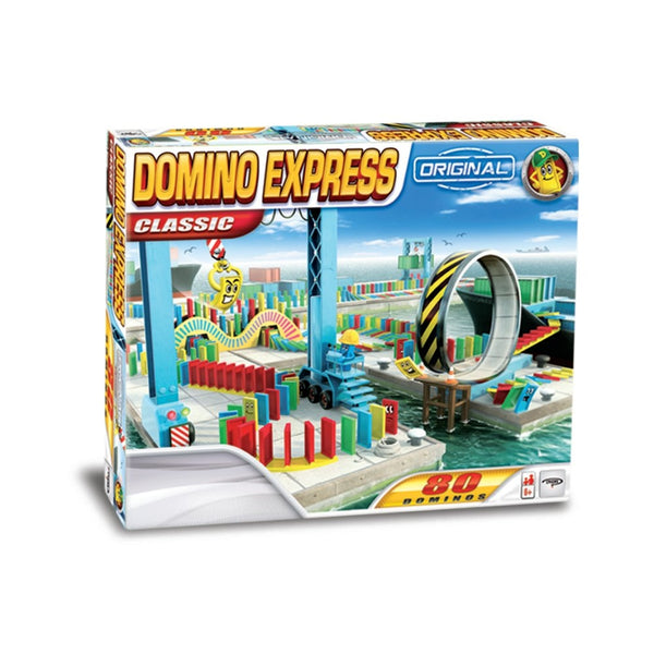 Domino Express Classic - 80+ dele - Fra 6 år - Billede 1