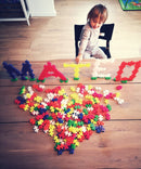 Plus Plus BIG - 400 stk Neon - 5 cm. - Billede 1