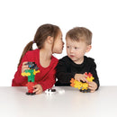 Plus-Plus BIG Basic - Metalkuffert med 70 stk - Gul - Billede 1