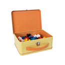 Plus-Plus BIG Basic - Metalkuffert med 70 stk - Gul - Billede 1