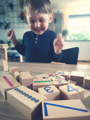 Nathan læringspil - Tælle klodser - Fra 3 år. - Billede 1