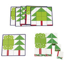 Nathan Læringsspil - Kube Puslespil med Træer - Fra 4 år. - Billede 1