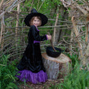 Udklædning - Heksekjole m/hat - Str. 5-6 år. - Billede 1