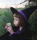 Udklædning - Heksekjole m/hat - Str. 5-6 år. - Billede 1