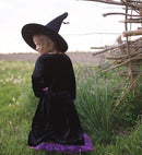 Udklædning - Heksekjole m/hat - Str. 5-6 år. - Billede 1