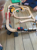 BRIO 33097 Togbane i plastkasse - 54 dele - Fra 3 år. - Billede 1
