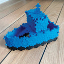 Plus Plus MINI - 2000 stk i pose - Blå - L:2 cm. - Billede 1