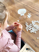 Plus Plus MINI - 2000 stk i pose - Hvid - L:2 cm. - Billede 1