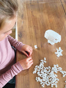 Plus Plus MINI - 2000 stk i pose - Hvid - L:2 cm. - Billede 1