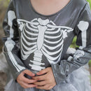 Udklædning - Skelet heksekjole - Str. 7-8 år. - Billede 1