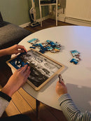 Nathan træpuslespil - Sæt med 4 stk - Verdens Dyr - fra 3 år. - Billede 1