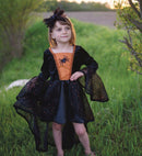 Udklædning - Heksekjole m/hårbånd - Str 5-6 år. - Billede 1