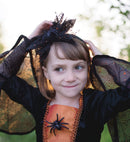 Udklædning - Heksekjole m/hårbånd - Str 7-8 år. - Billede 1