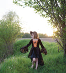 Udklædning - Heksekjole m/hårbånd - Str 7-8 år. - Billede 1