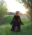 Udklædning - Heksekjole m/hårbånd - Str 7-8 år. - Billede 1