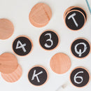 Lav-selv Vendespil med 20 runde brikker - FSC-træ - Fra 3 år. - Billede 1