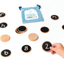 Lav-selv Vendespil med 20 runde brikker - FSC-træ - Fra 3 år. - Billede 1