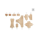 BRIO 33307 - Skinnesæt - 11 dele - Fra 3 år - Billede 1