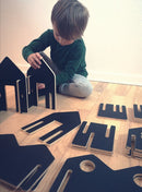 Freckled Frog - Den Glade Arkitekt by-byggesæt med tavlemaling - Fra 2 år. - Billede 1