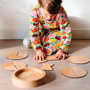 Freckled Frog - Matematisk Brøk Puslespil i FSC-træ - Fra 3 år - Billede 1