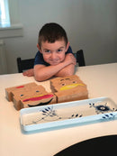 Mine Følelser Træklodser - 8 stk - FSC-træ - Fra 1 år. - Billede 1