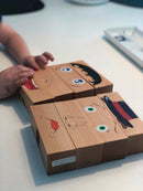 Mine Følelser Træklodser - 8 stk - FSC-træ - Fra 1 år. - Billede 1