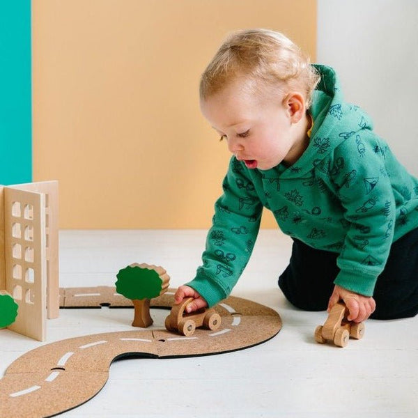 Vejbanesæt af kork -  - Billede 1