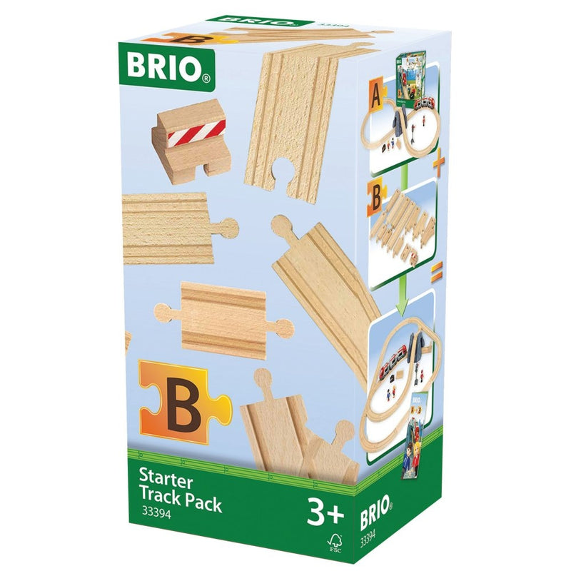 BRIO 33394 - Startpakke, skinner - 13 dele - Billede 1