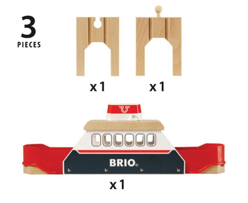BRIO 33569 - Færge med lyd og lys - 3 dele. - Billede 1