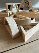 Sanseklodser med spejle - Sæt med 24 SMÅ - VIGA - Fra 12 mdr.