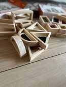 Sanseklodser med spejle - Sæt med 24 SMÅ - VIGA - Fra 12 mdr.