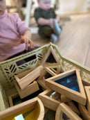 Sanseklodser - Sæt med 24 SMÅ farvede - VIGA - Fra 12 mdr.