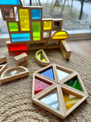 Sanseklodser - Sæt med 24 SMÅ farvede - VIGA - Fra 12 mdr.