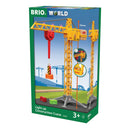 BRIO 33835 - Byggekran med lys - 5 dele - FSC - Fra 3 år. - Billede 1