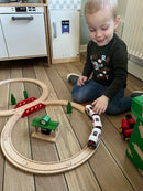 BRIO 33028 - Togbane - Klassisk 8-tals togsæt med 22 dele - Fra 2 år