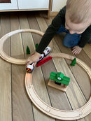 BRIO 33028 - Togbane - Klassisk 8-tals togsæt med 22 dele - Fra 2 år