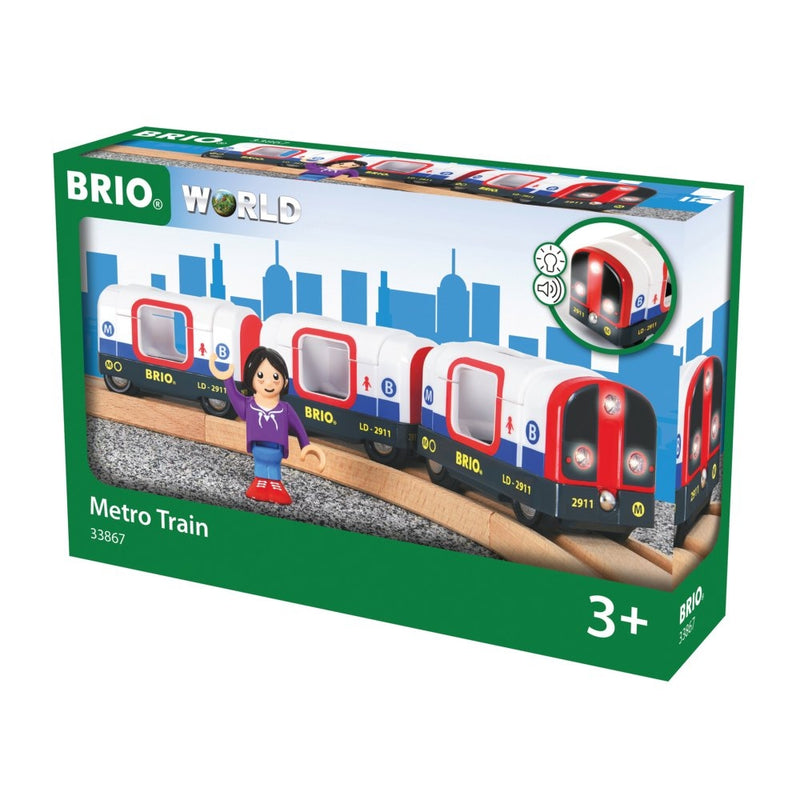 BRIO 33867 - Metrotog - Fra 3 år. - Billede 1