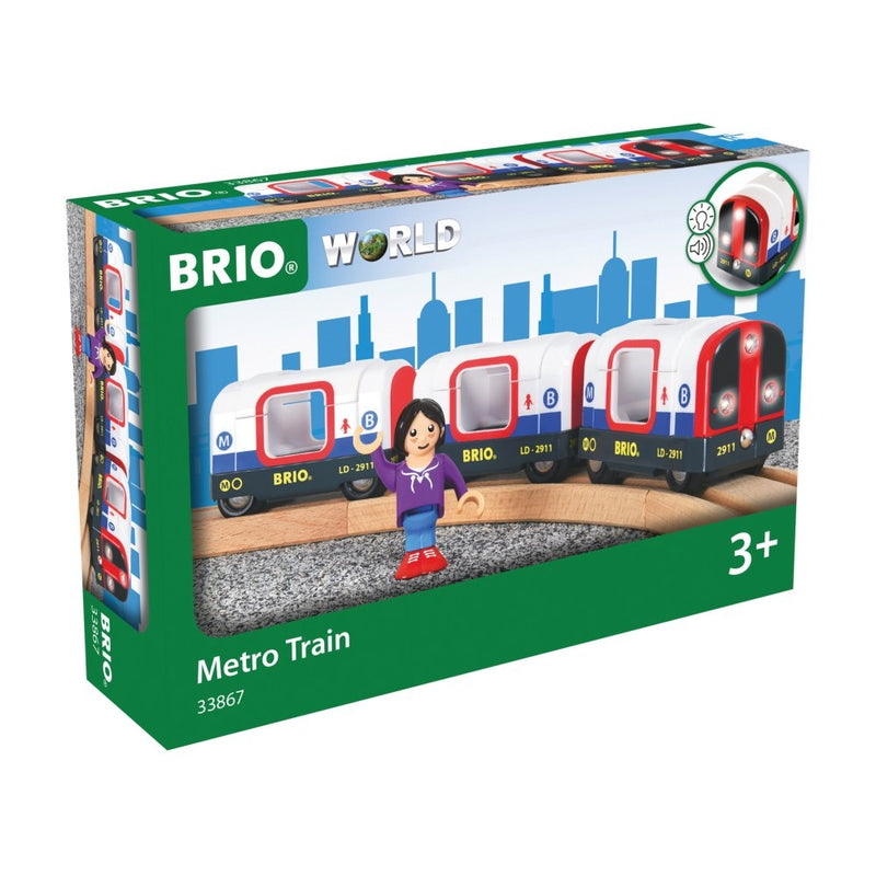 BRIO 33867 - Metrotog - Fra 3 år. - Billede 1