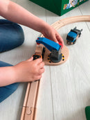 BRIO 33878 - Løft & Læs togbane startsæt - 19 dele - Billede 1