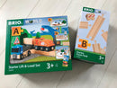 BRIO 33878 - Løft & Læs togbane startsæt - 19 dele - Billede 1