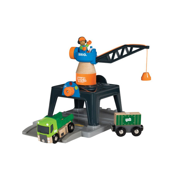BRIO 33962 - Smart Tech - Container Kran - Fra 3 år. - Billede 1