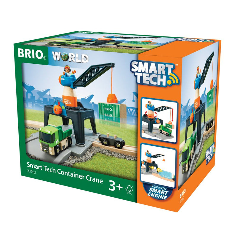 BRIO 33962 - Smart Tech - Container Kran - Fra 3 år. - Billede 1