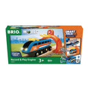 BRIO 33971 - Smart Tech Sound lokomotiv med lydoptager - 1 stk - Fra 3 år. - Billede 1