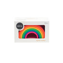 Dëna regnbue i silikone - neonfarver - 6 dele - Billede 1