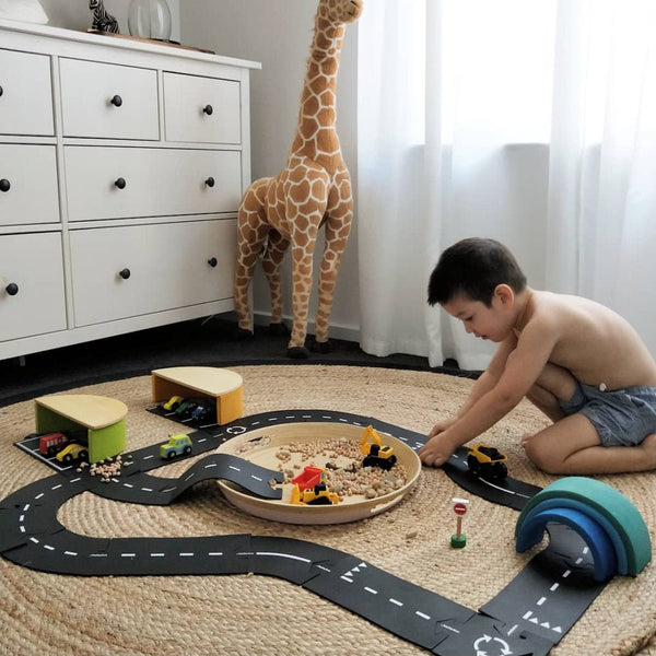 Vejbane i gummi - Vejens Konge - 40 dele - Waytoplay - Fra 3 år - Billede 1