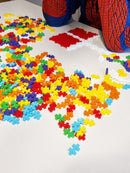 Plus Plus MINI - 1200 stk i pose - Rainbow Mix - 2 cm. - Billede 1