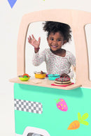 Food Truck, træ, 110 x 83,5 x 115 cm - Billede 1