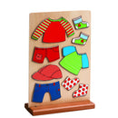 Magnetisk Puslespil - Klæd Bob På - Nathan - Fra 2 år. - Billede 1